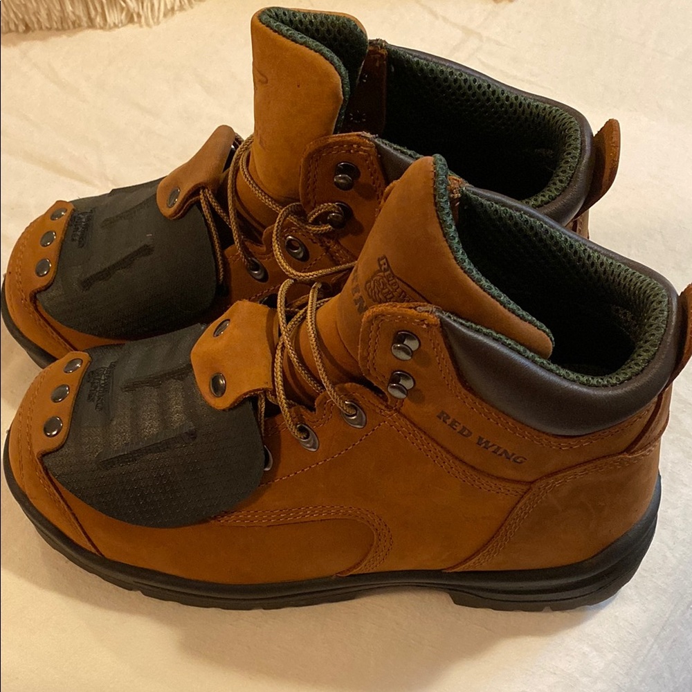 Red Wing Shoes Brown and Black Durable Boots for Outdoor Adventures